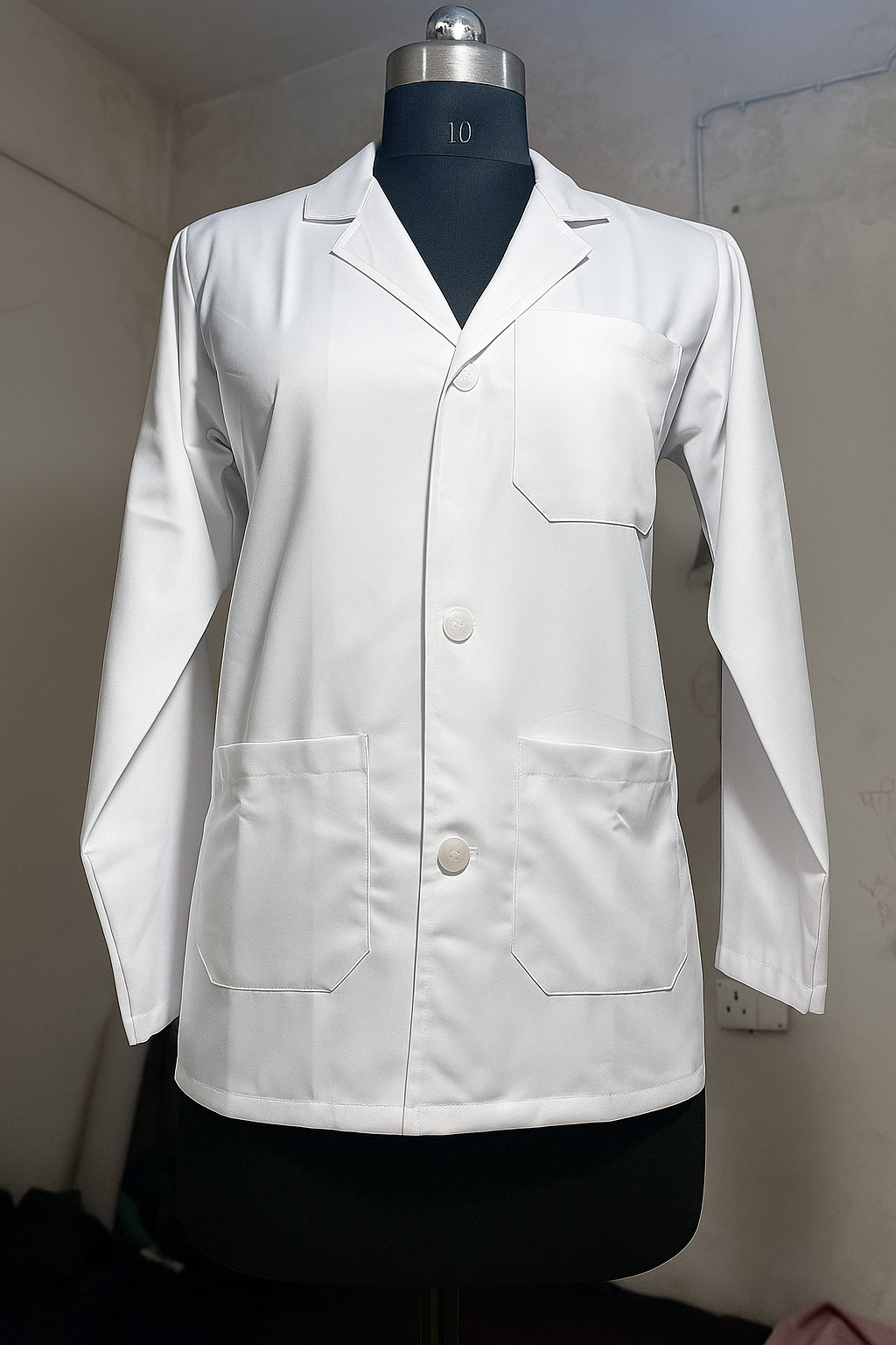 Full Sleeve Apron / Lab Coat (100% Cotton, Unisex)