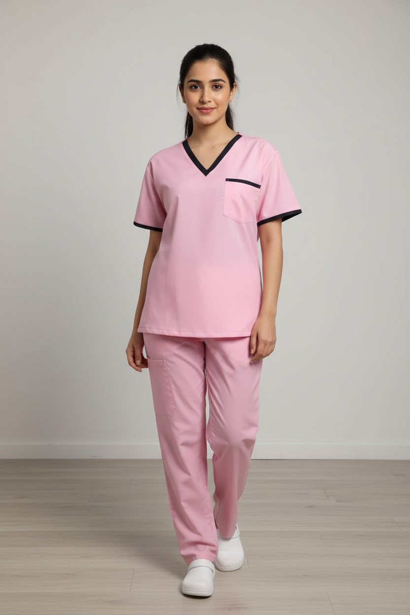 Dr. Kurta Pyjama / Scrub Suit (Cotton Blend, Unisex)