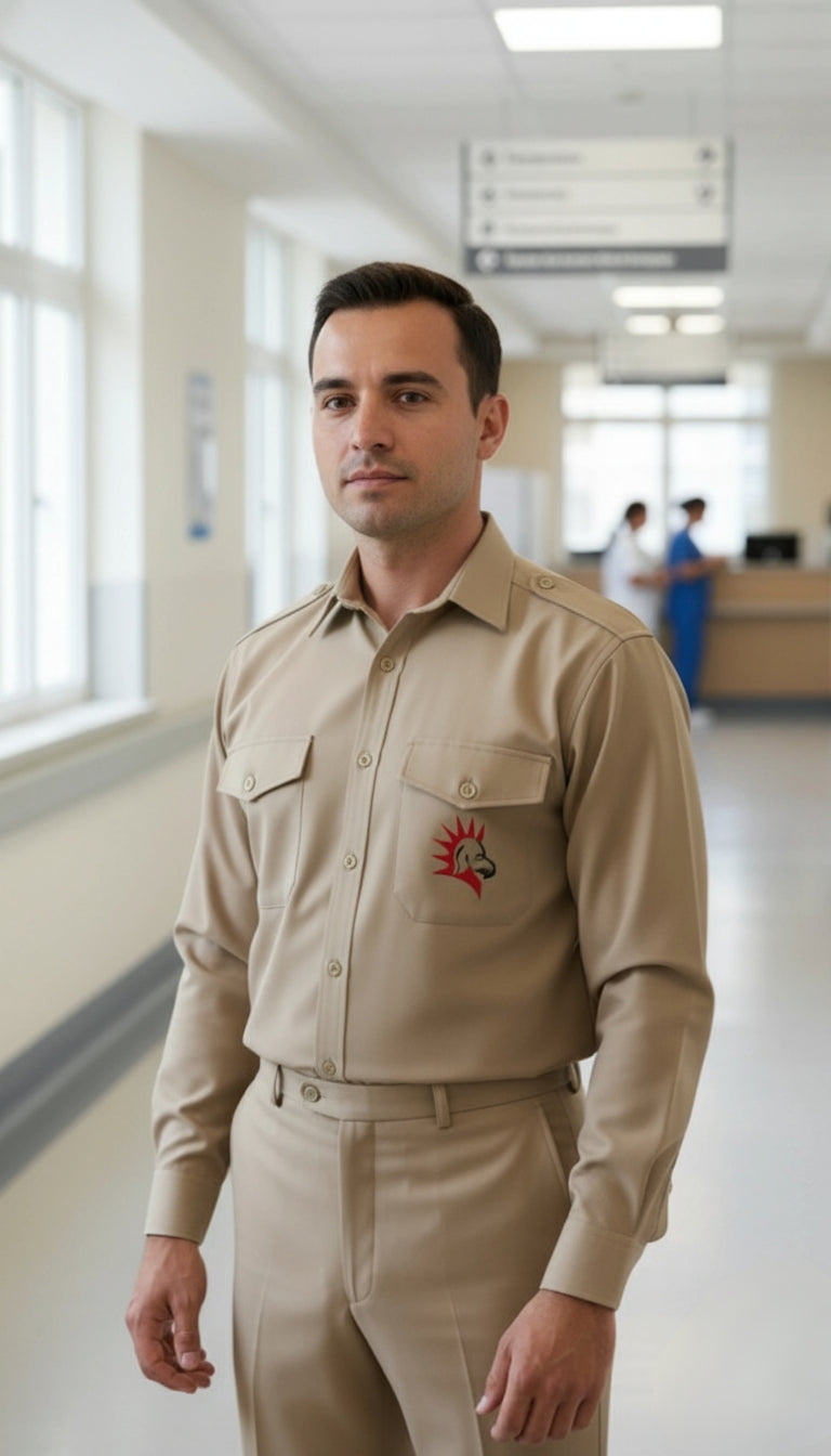 Security Uniform (Poly Cotton, Male, All Sizes)