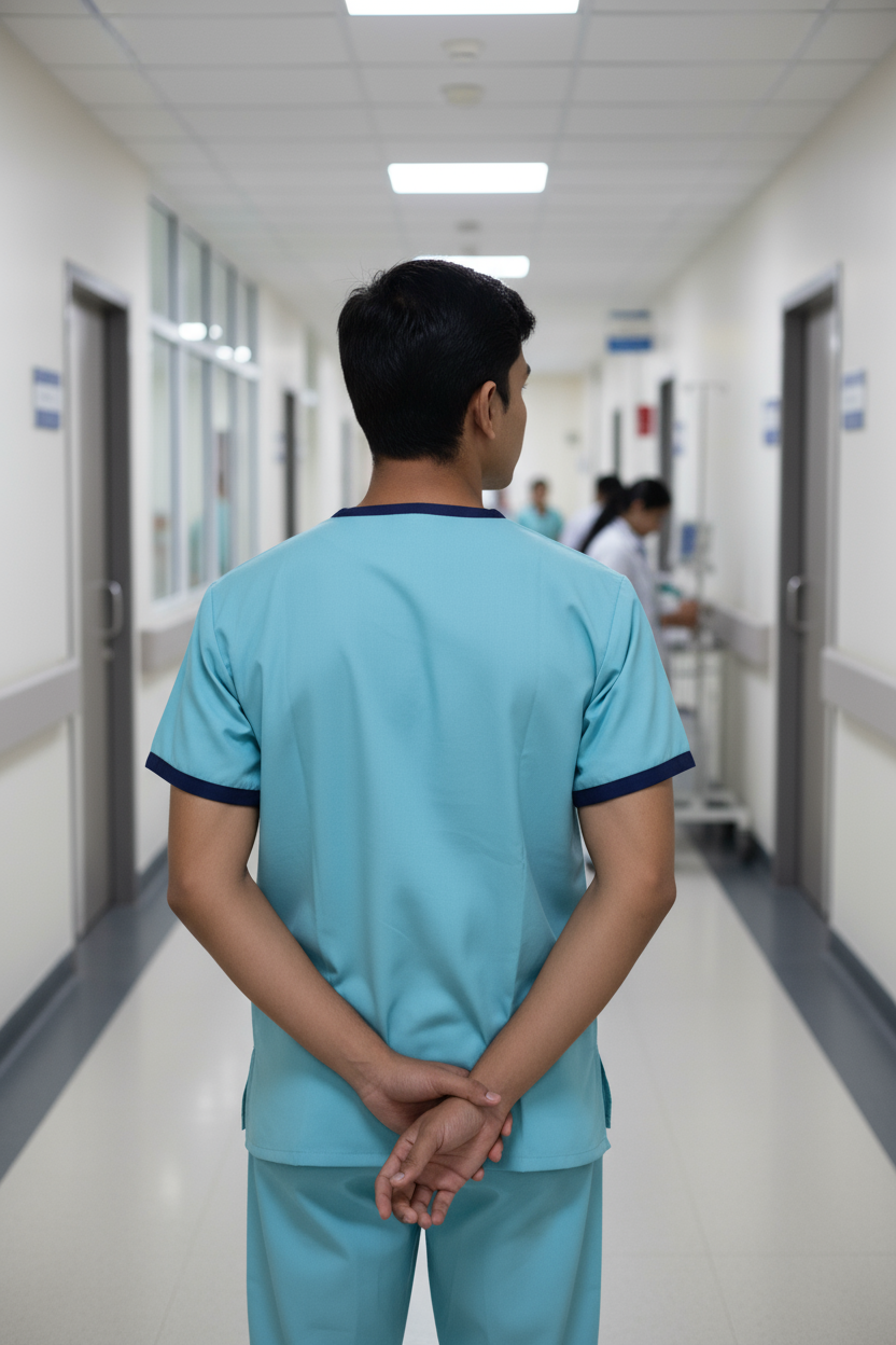 Dr. Kurta Pyjama / Scrub Suit (Cotton Blend, Unisex)