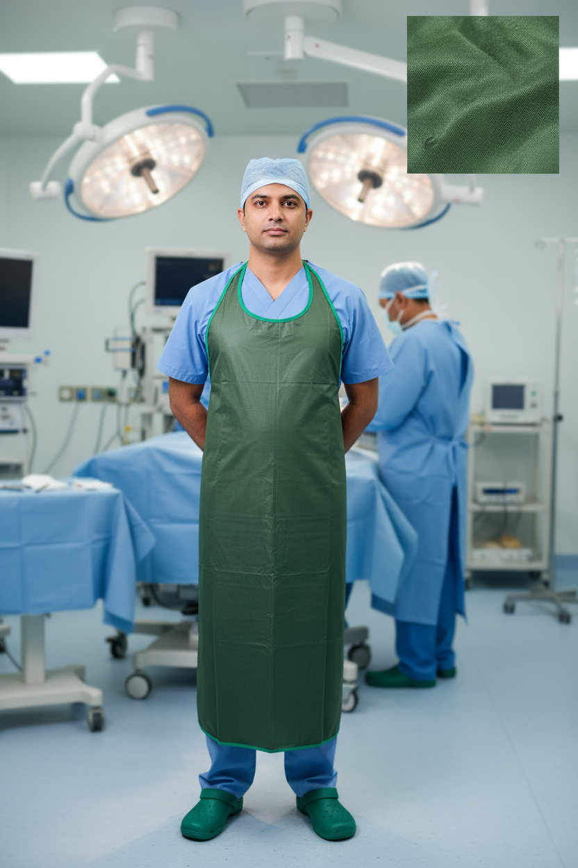 Taffeta Apron (Unisex, Free Size)