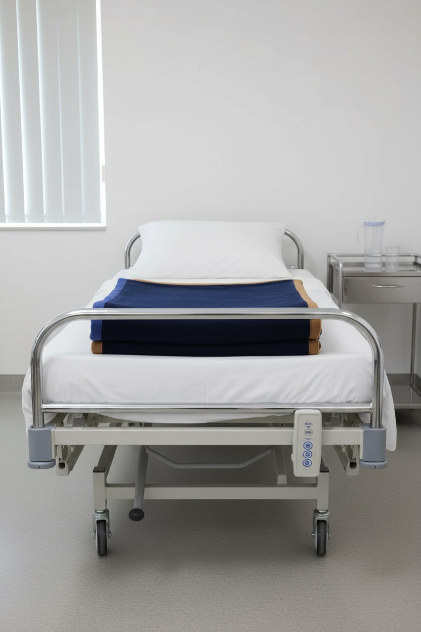 Heavy Blanket with Piping (Woolen, 2.25 kg, 150×235 cm)