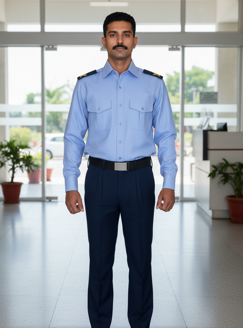 Security Uniform (Poly Cotton, Male, All Sizes)