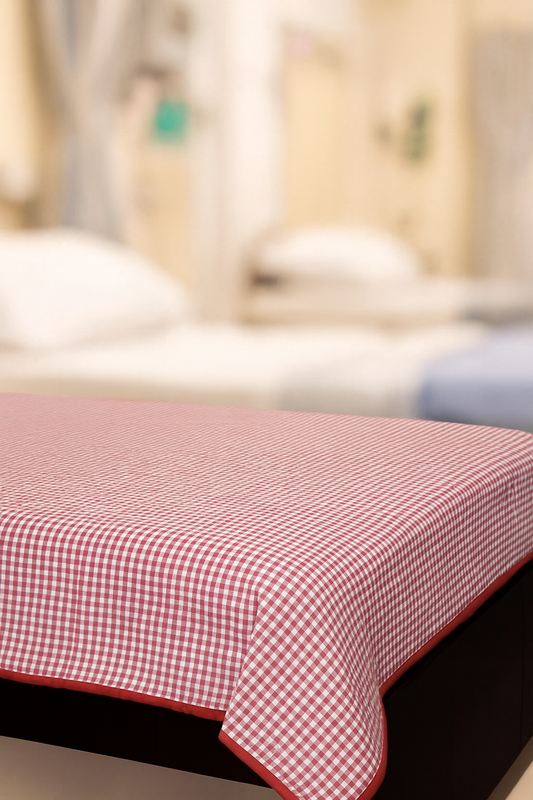 Bed Sheet Dohar with Piping (Poly, 150×235 cm)