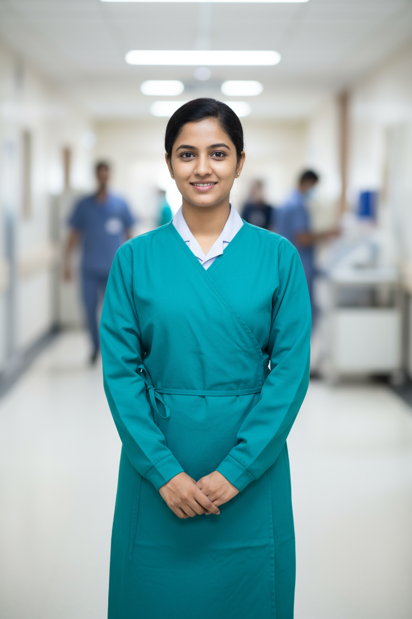 Surgeon Gown Wrap Around (Cotton, Free Size, Unisex)