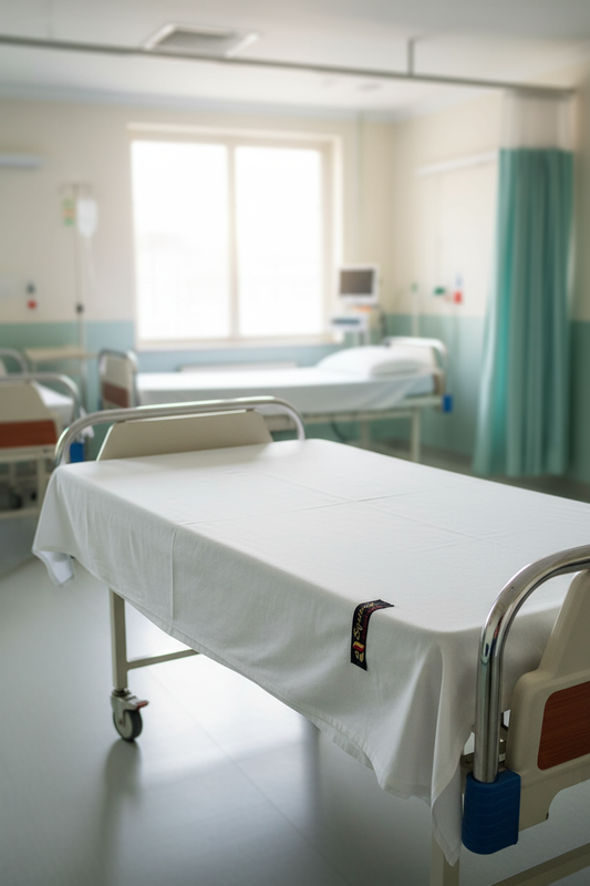 Cotton White Bed Sheet (150×230 cm)