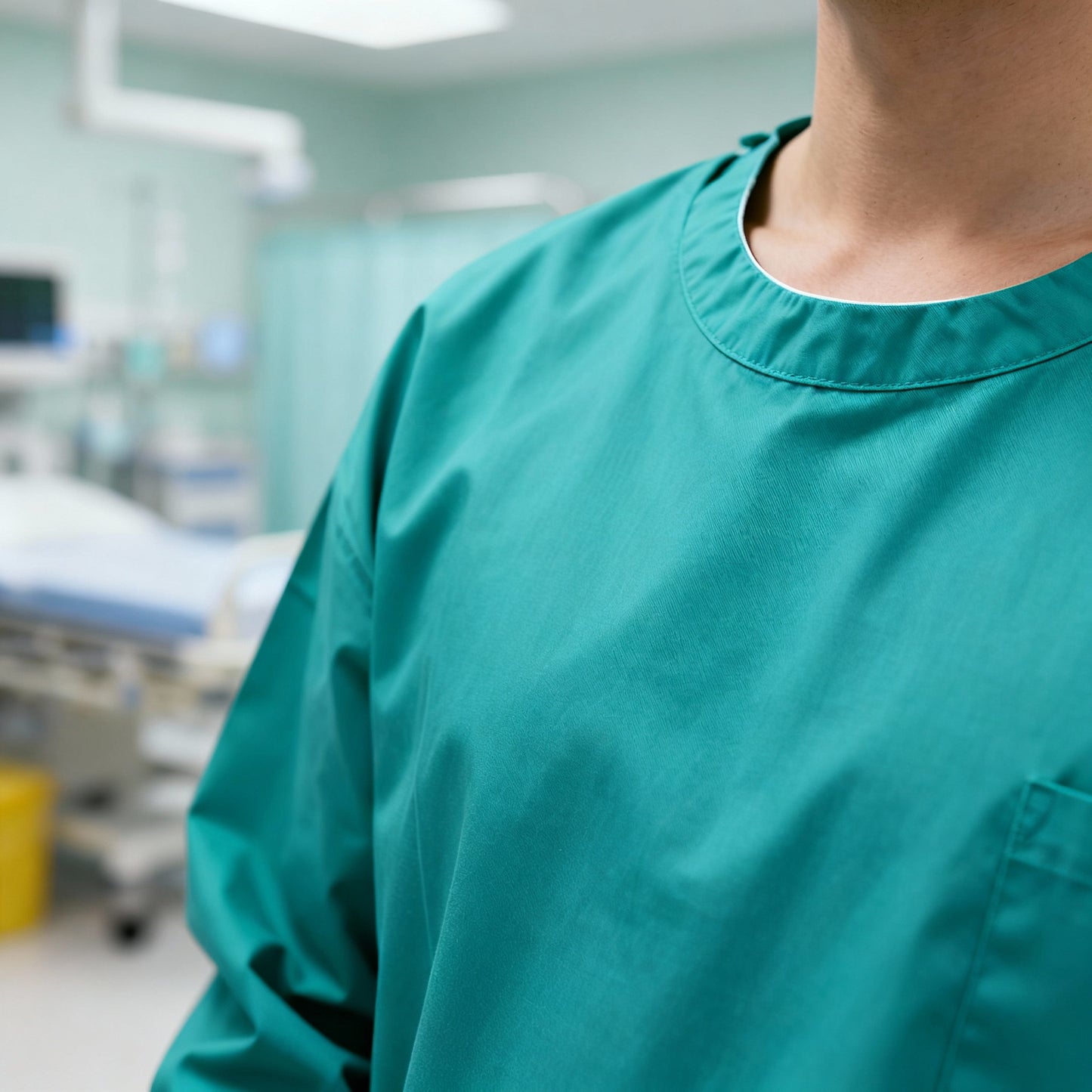 Surgeon Gown Plain (Cotton, Free Size, Unisex)