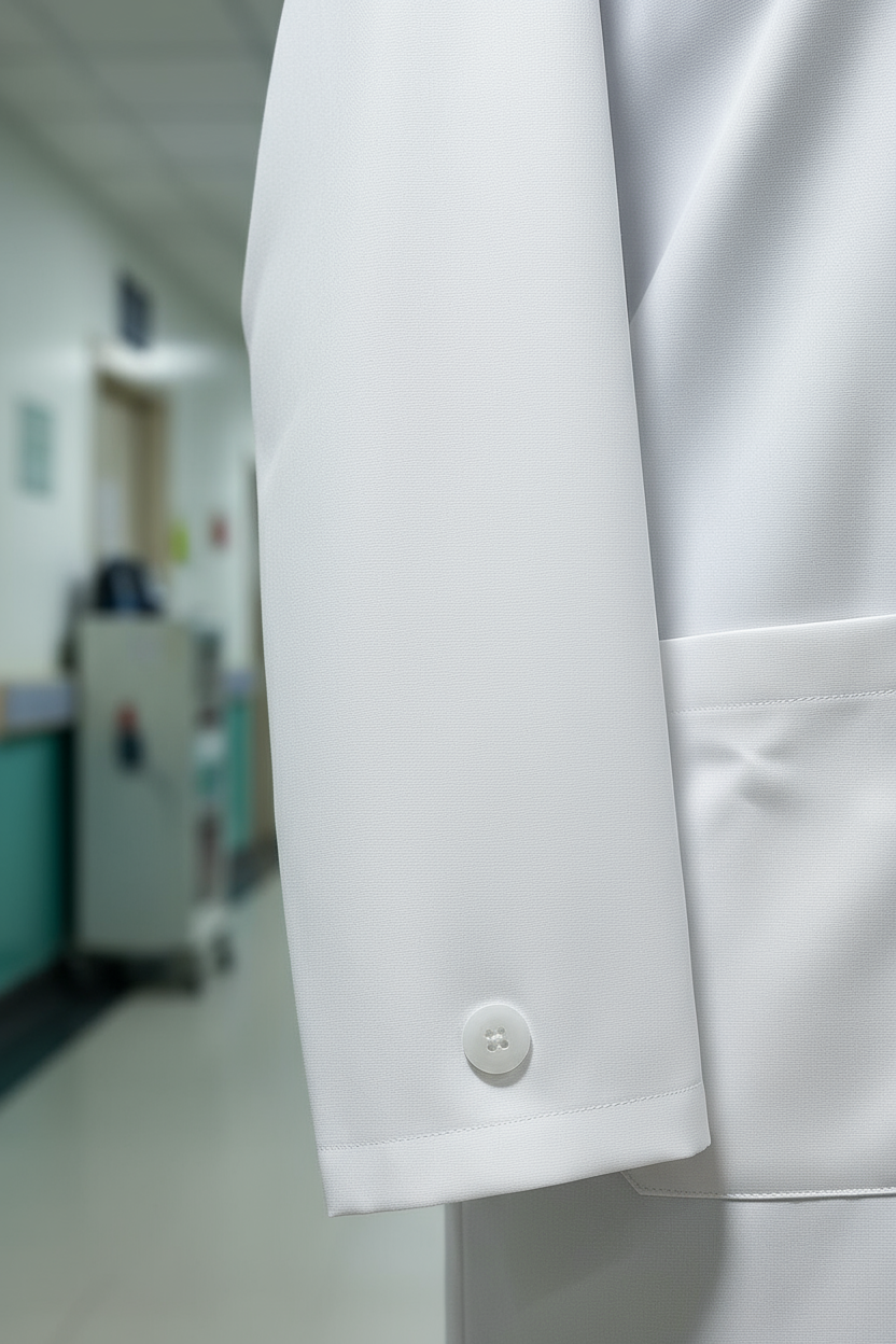 Full Sleeve Apron / Lab Coat (100% Cotton, Unisex)