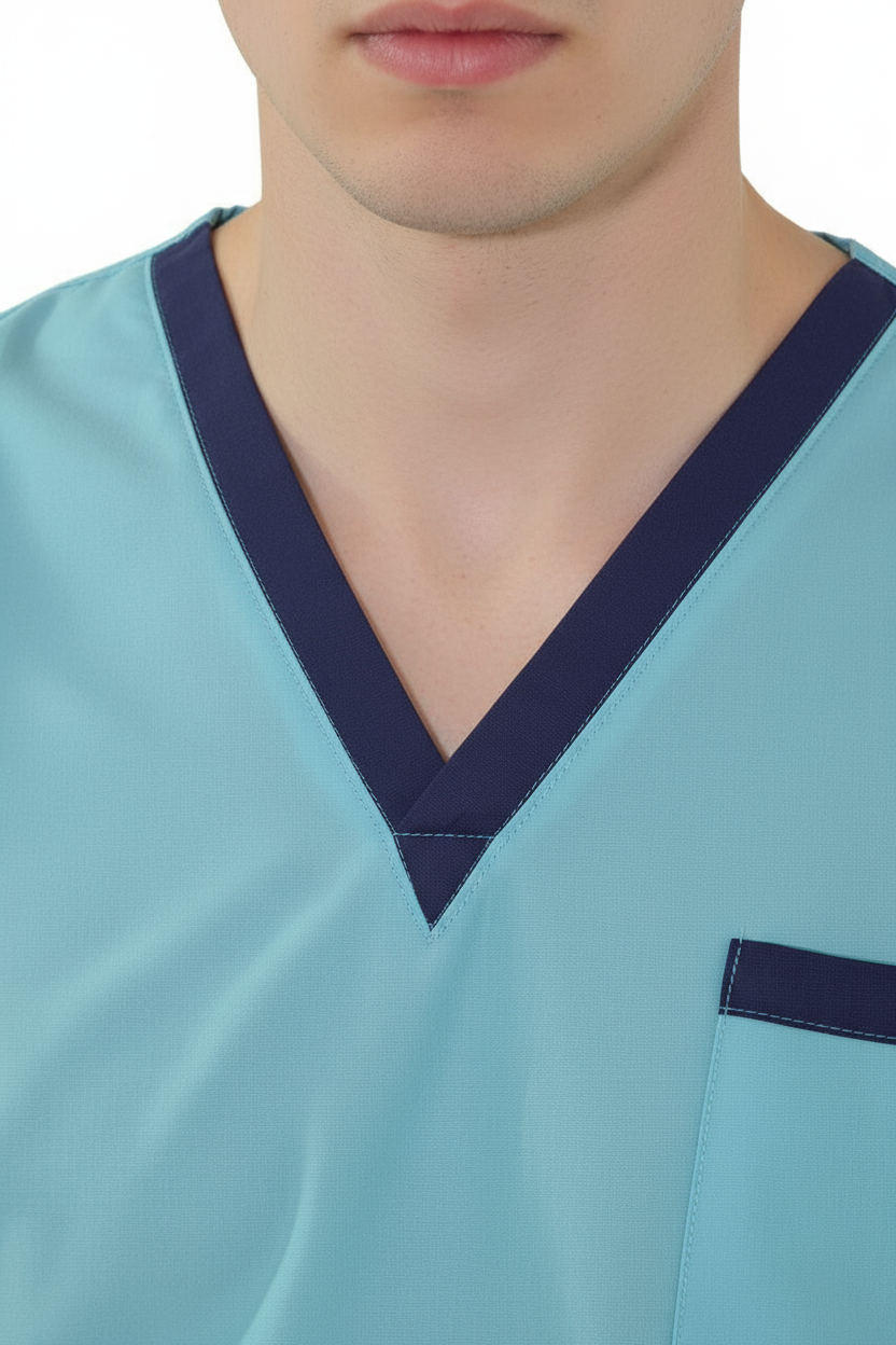 Dr. Kurta Pyjama / Scrub Suit (Cotton Blend, Unisex)